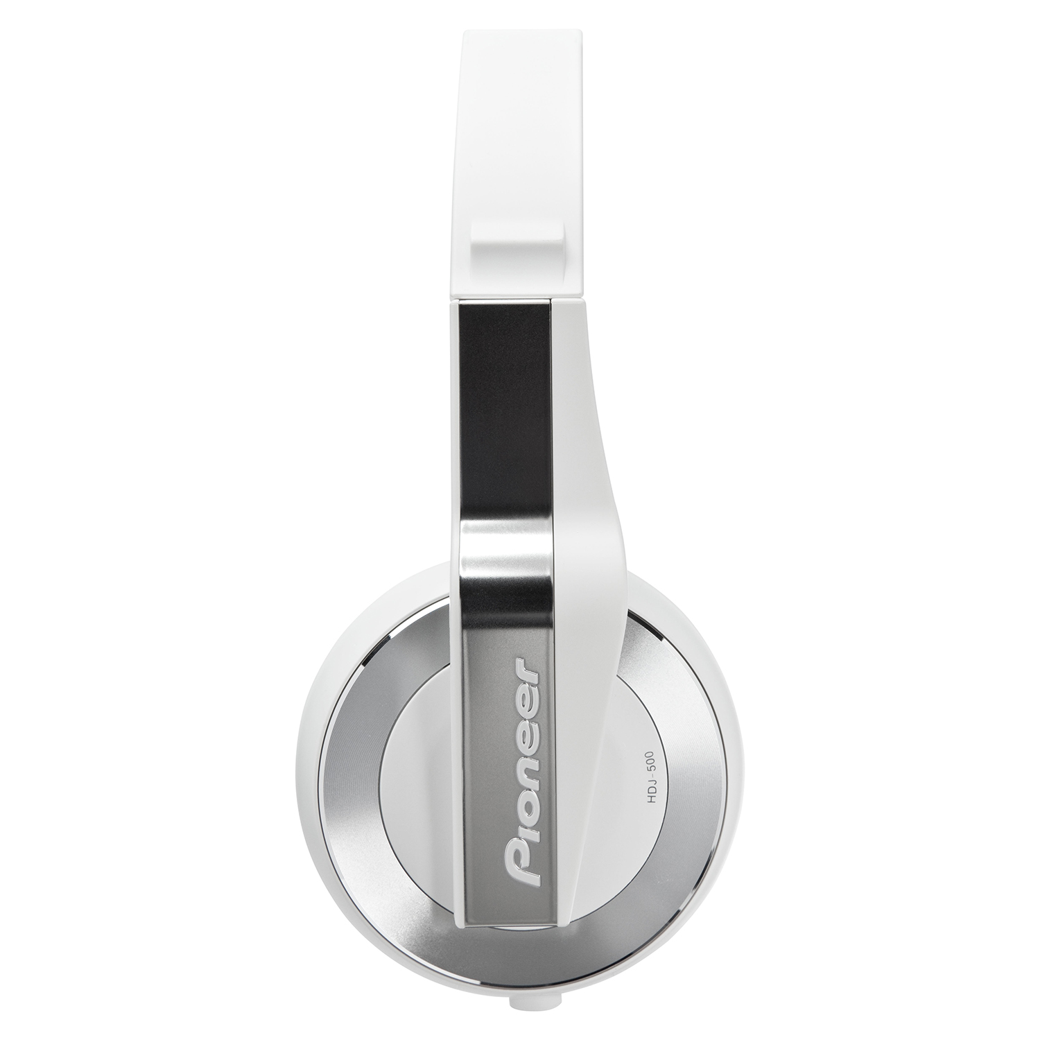 Cascos DJ HDJ-500 - Color blanco + Adaptador auriculares 3,5 mm/ - MercaOlé